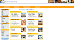 Desktop Screenshot of india-travel-services.com